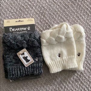 Bear paw boot toppers